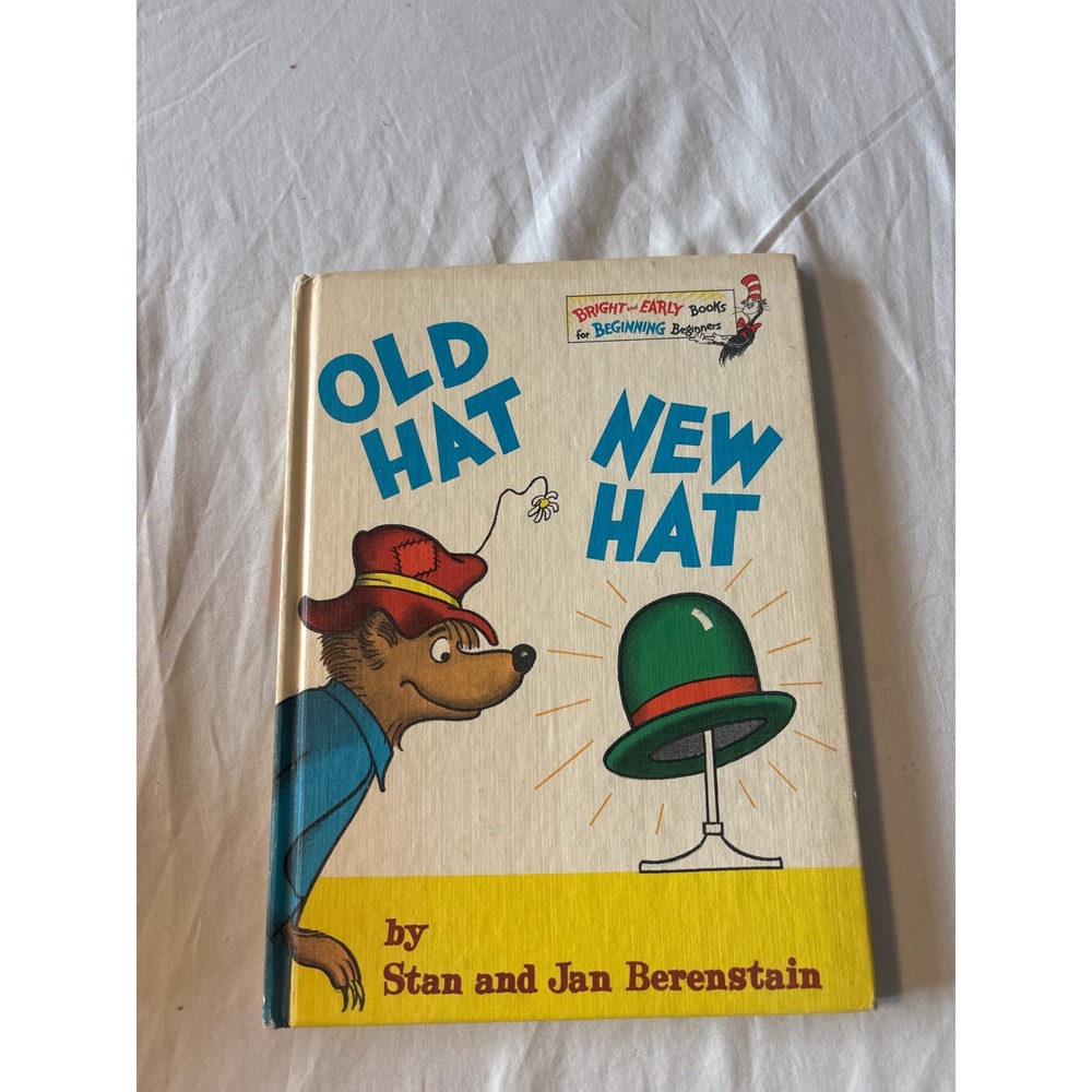 Berenstain Bears Old Hat New Hat Kids Book OS Multi Good‎ Vintage Hardcover